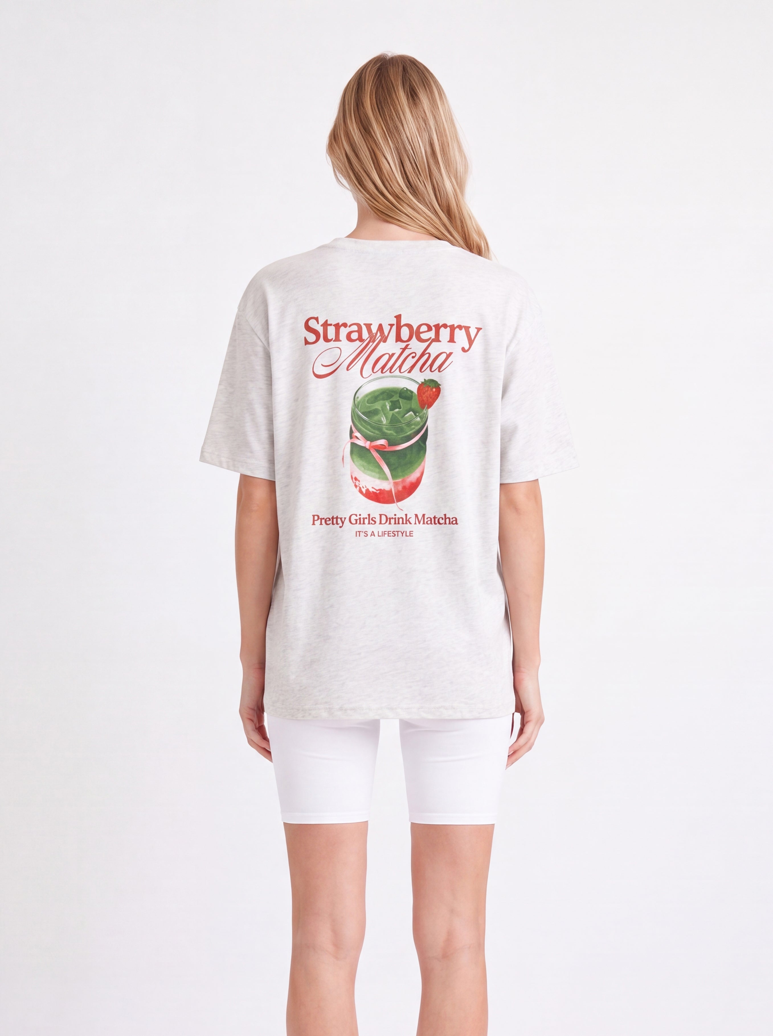 STRAWBERRY MATCHA OVERSIZED T-SHIRT