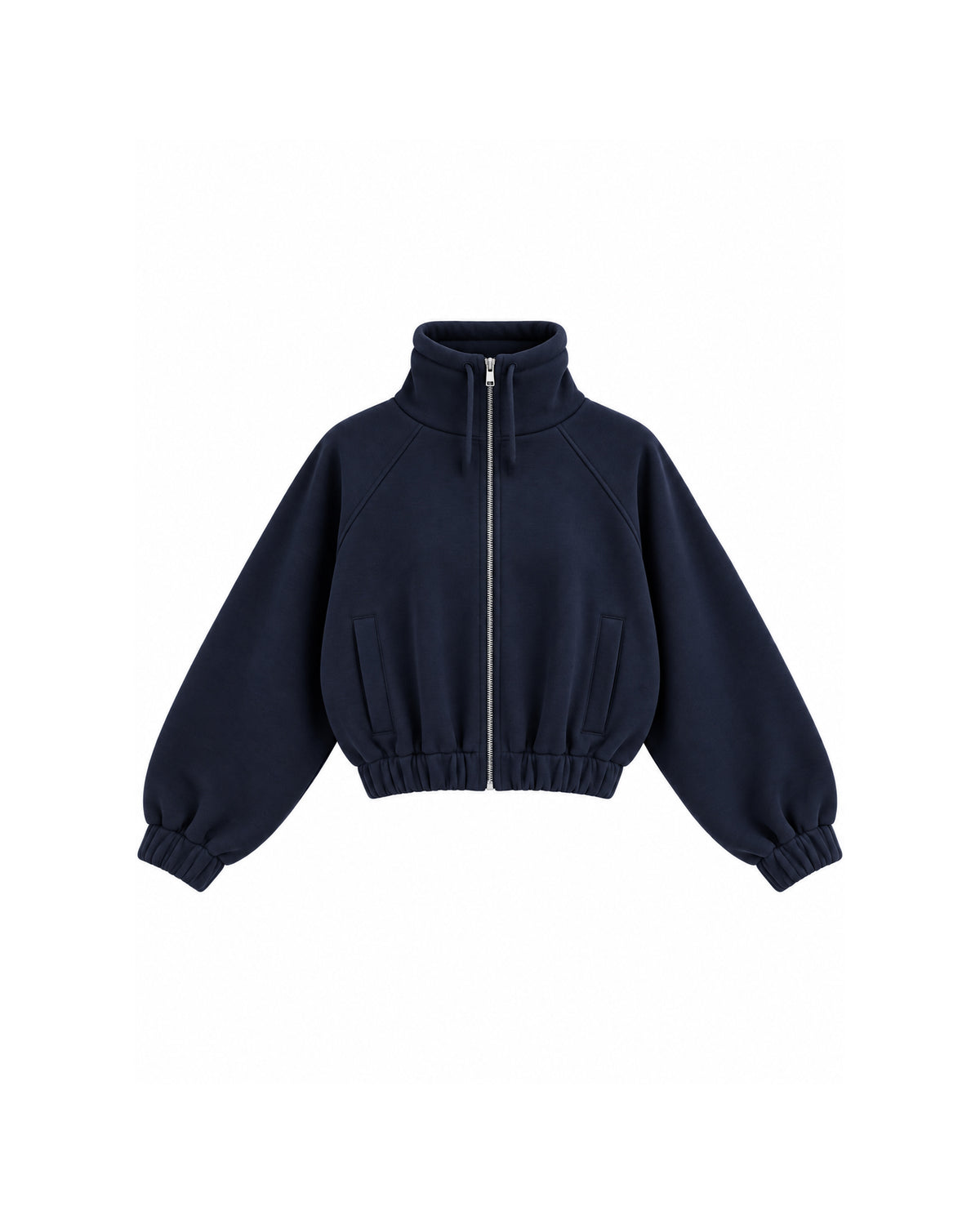HIGH-NECK ZIP-UP JACKET