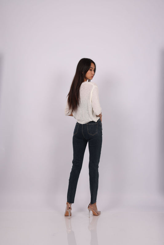 DARK BLUE SLIM FIT JEANS