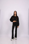 HIGH WAIST FLARED LEGGINGS
