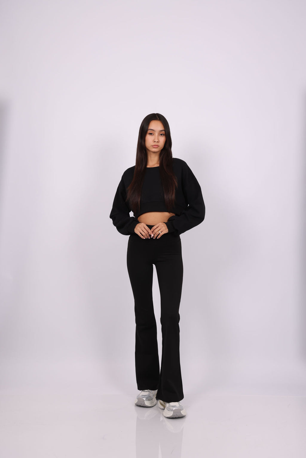 HIGH WAIST FLARED LEGGINGS