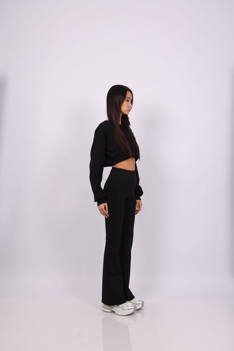 HIGH WAIST FLARED LEGGINGS