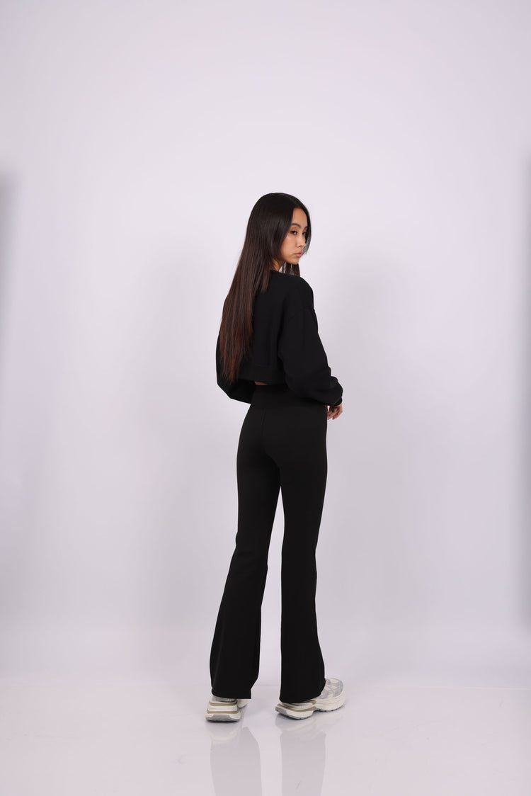 HIGH WAIST FLARED LEGGINGS