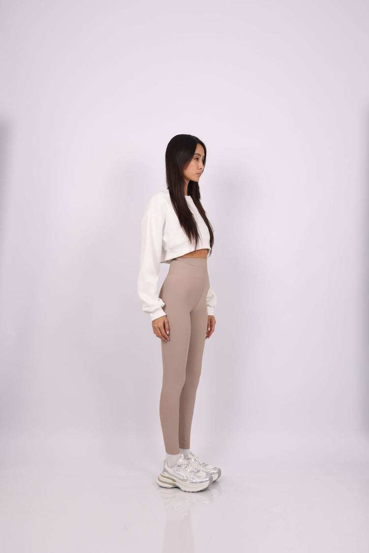 RIBBED HIGH WAIST LEGGINGS