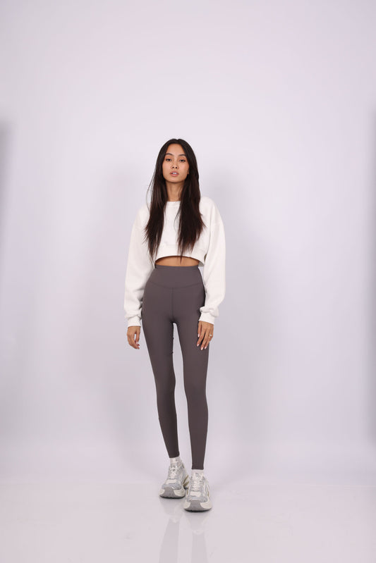 RIBBED HIGH WAIST LEGGINGS