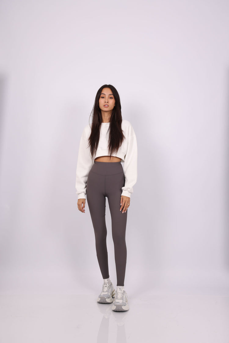RIBBED HIGH WAIST LEGGINGS