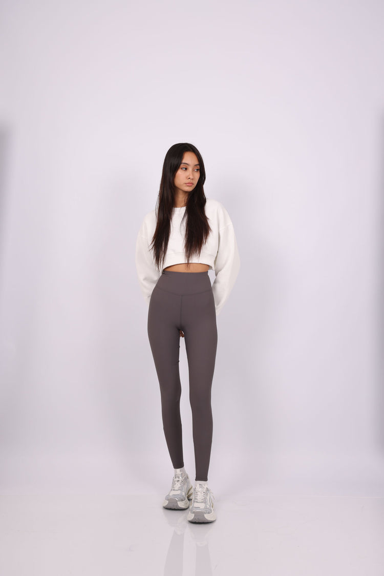 RIBBED HIGH WAIST LEGGINGS