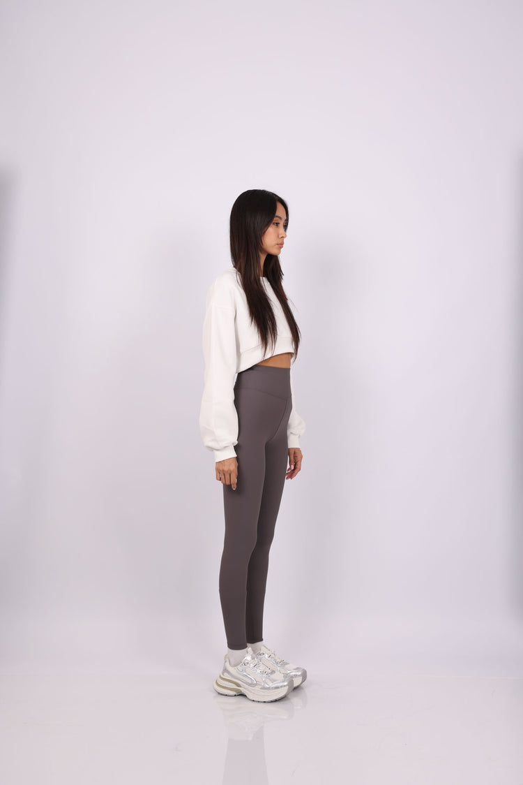 RIBBED HIGH WAIST LEGGINGS