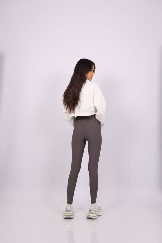 RIBBED HIGH WAIST LEGGINGS