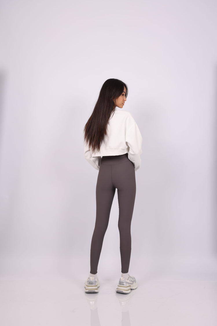 RIBBED HIGH WAIST LEGGINGS