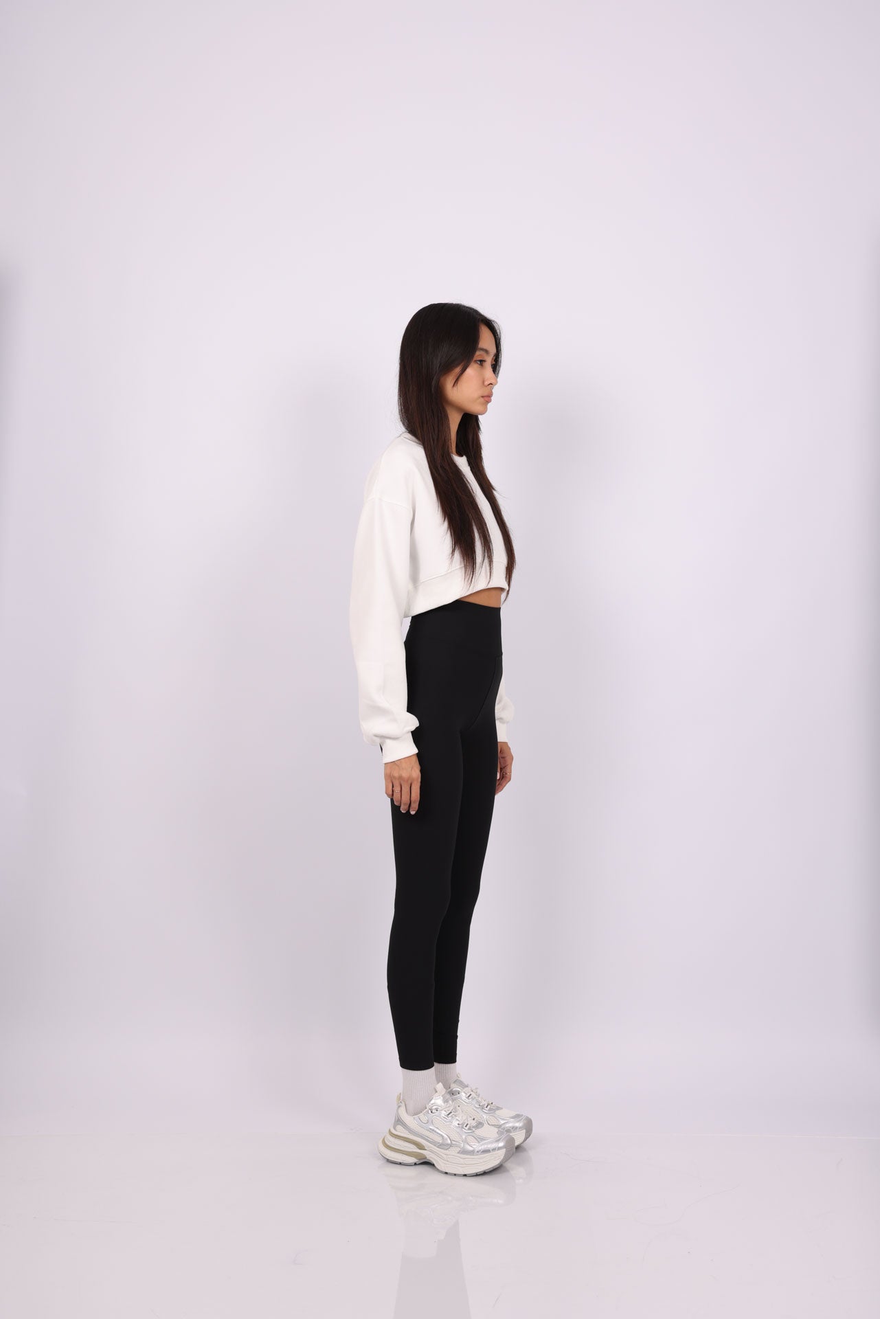 RIBBED HIGH WAIST LEGGINGS