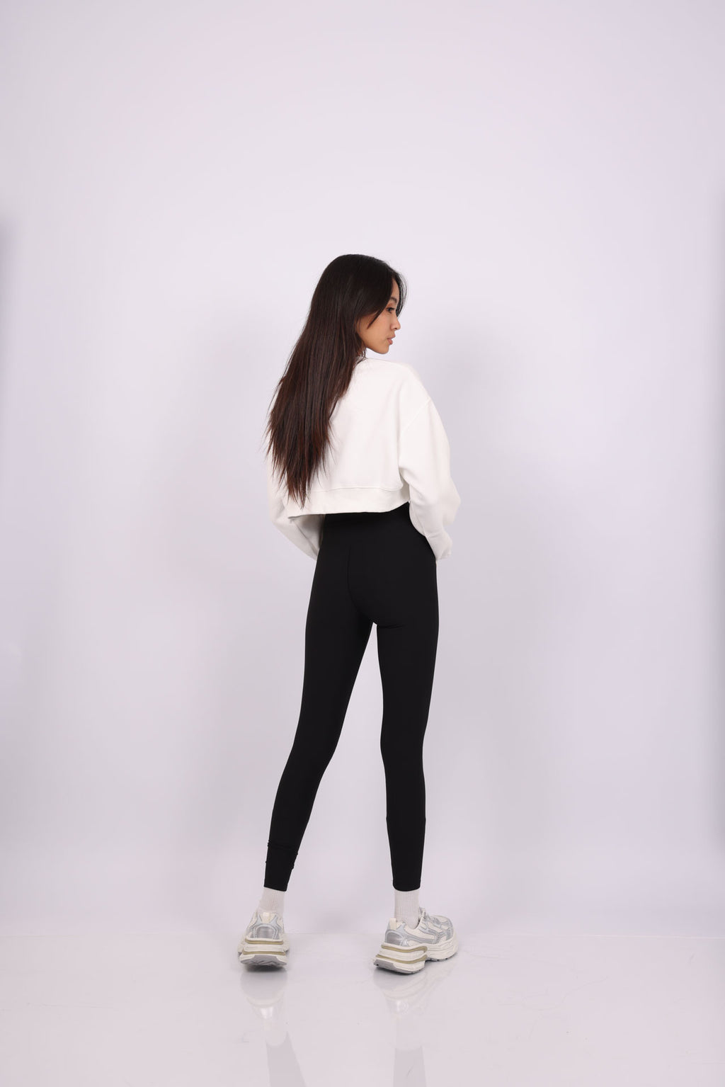 RIBBED HIGH WAIST LEGGINGS