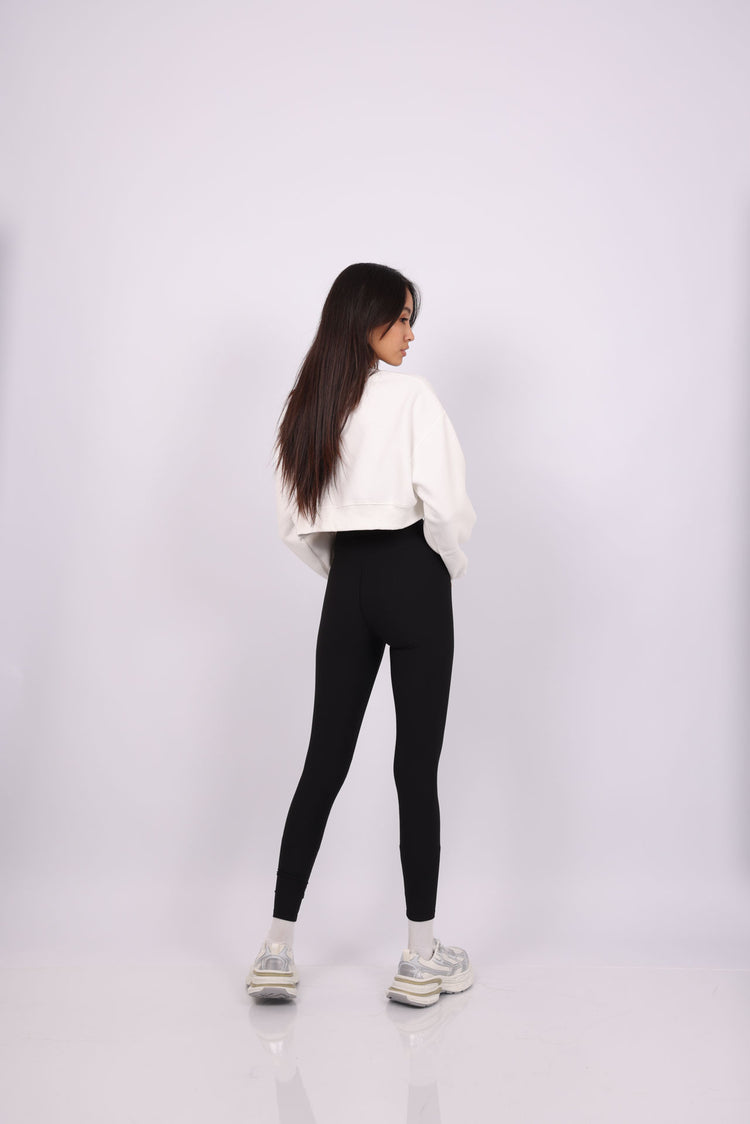 RIBBED HIGH WAIST LEGGINGS