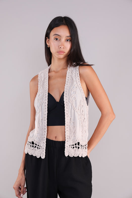 BOHO WHIMSY CROCHET VEST