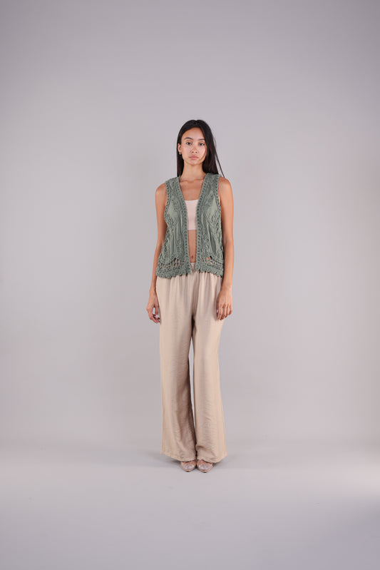 BOHO WHIMSY CROCHET VEST