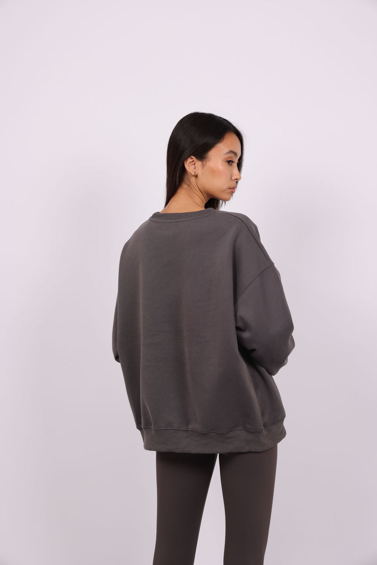 POSITIVE VIBES OVERSIZED SWEATSHIRT