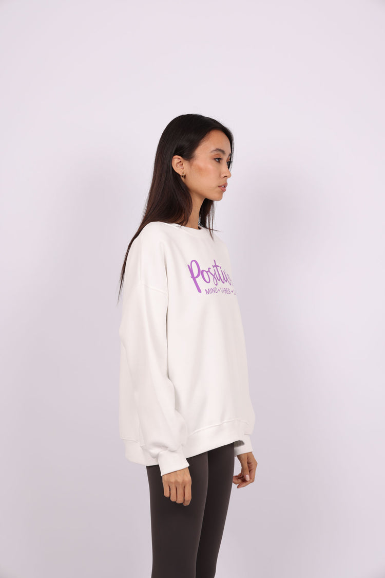 POSITIVE VIBES OVERSIZED SWEATSHIRT