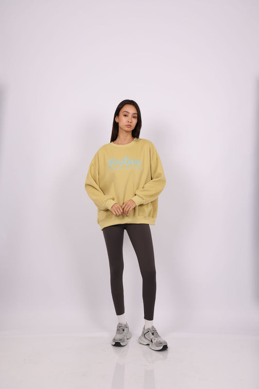 POSITIVE VIBES OVERSIZED SWEATSHIRT