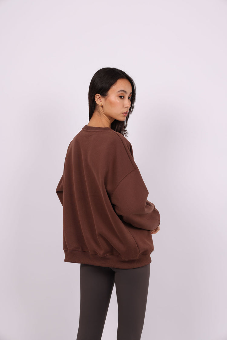 POSITIVE VIBES OVERSIZED SWEATSHIRT
