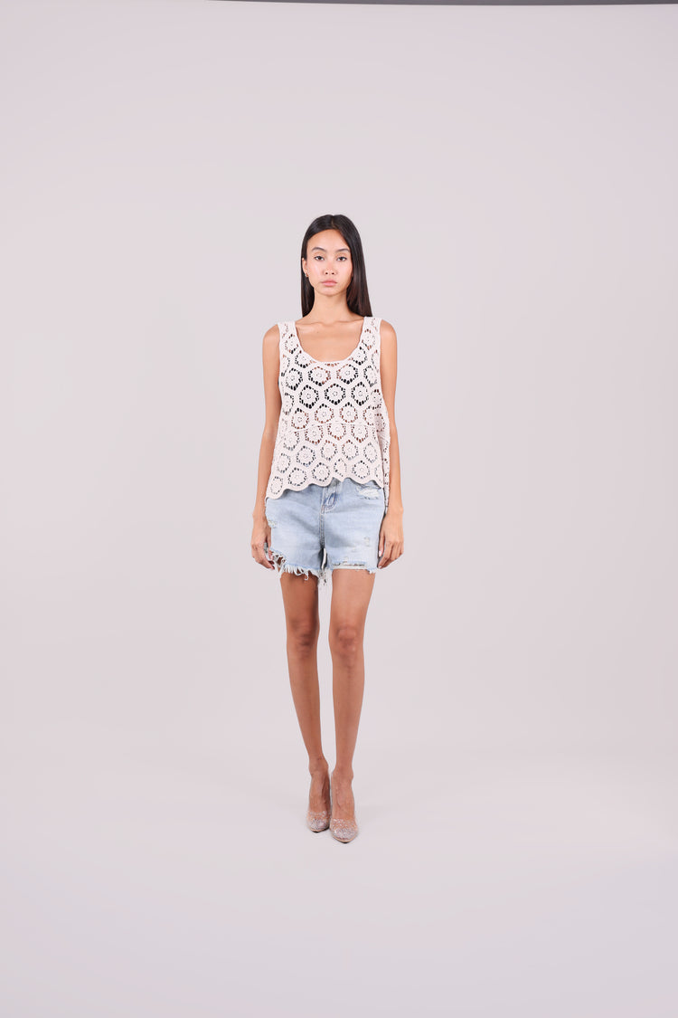 BLOOM CROCHET TOP