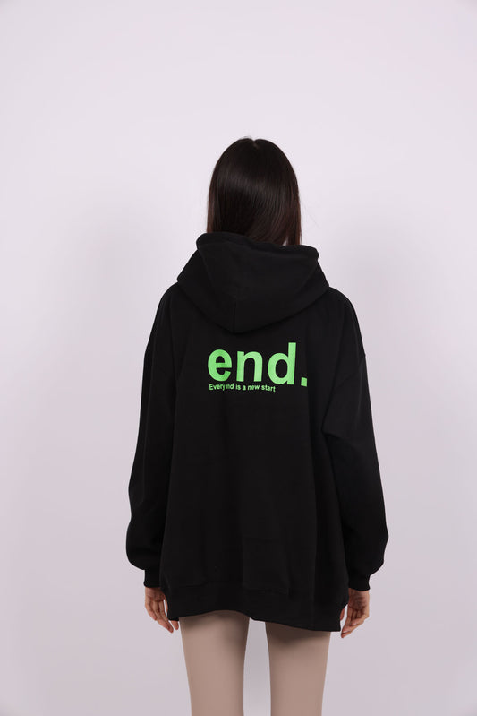 END PRINT OVERSIZED HOODIE