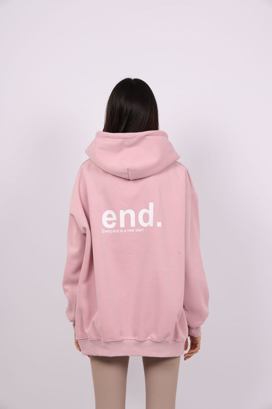 END PRINT OVERSIZED HOODIE