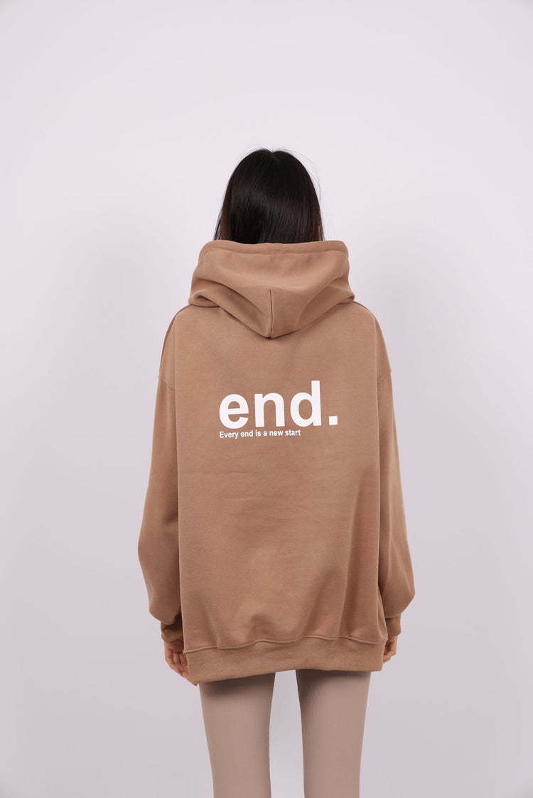END PRINT OVERSIZED HOODIE