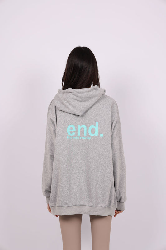 END PRINT OVERSIZED HOODIE