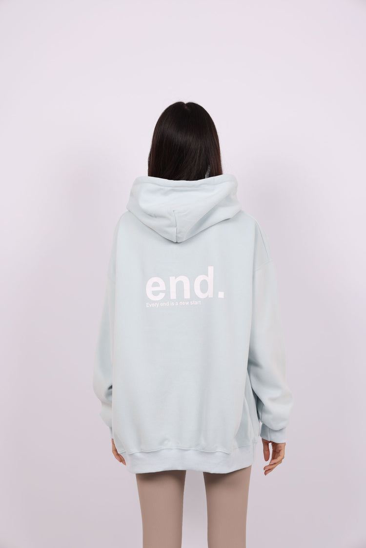 END PRINT OVERSIZED HOODIE