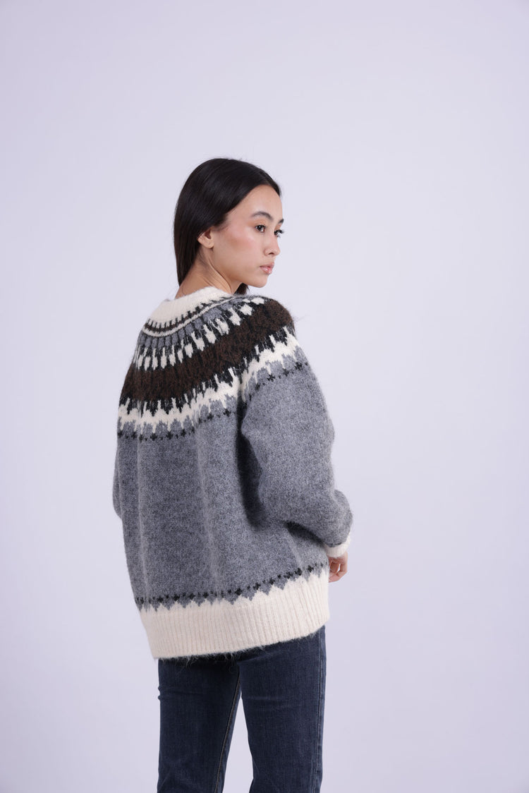 JACQUARD KNIT SWEATER