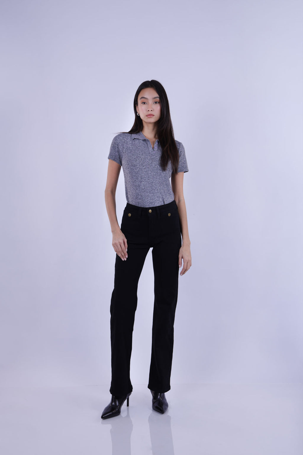 TAILORED STRAIGHT LEG TROUSERS