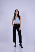 STRAIGHT LEG BLACK JEANS