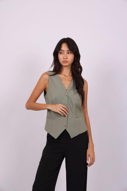 BUTTON VEST