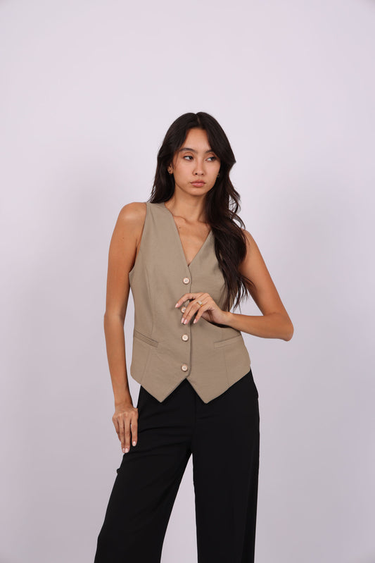BUTTON VEST