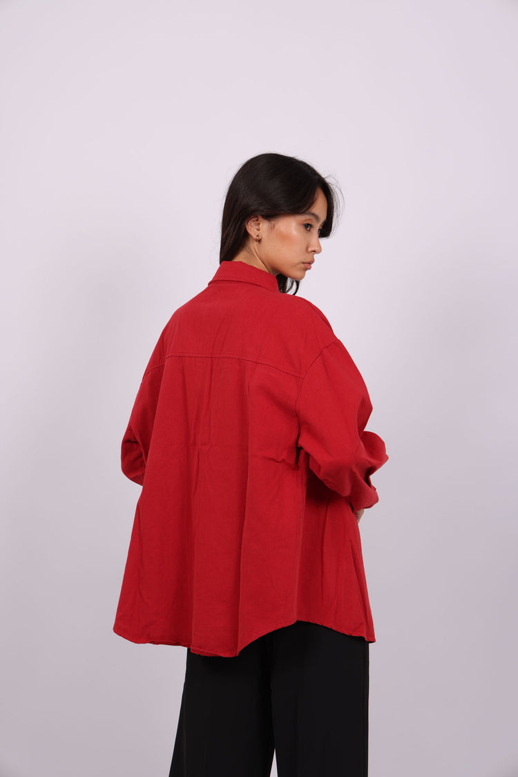 BUTTON-DOWN OVERSHIRT