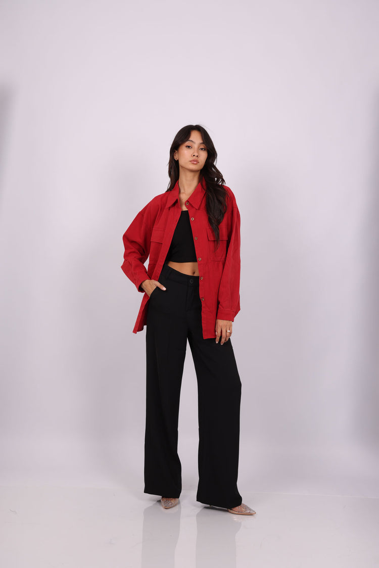 BUTTON-DOWN OVERSHIRT
