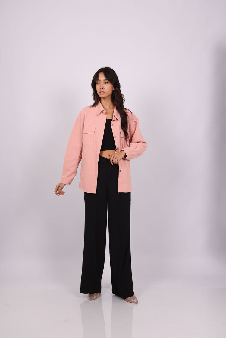 BUTTON-DOWN OVERSHIRT