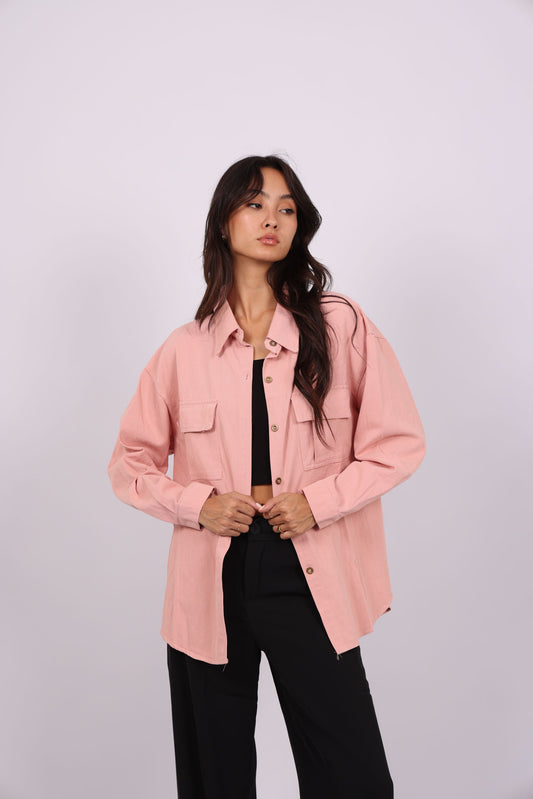 BUTTON-DOWN OVERSHIRT
