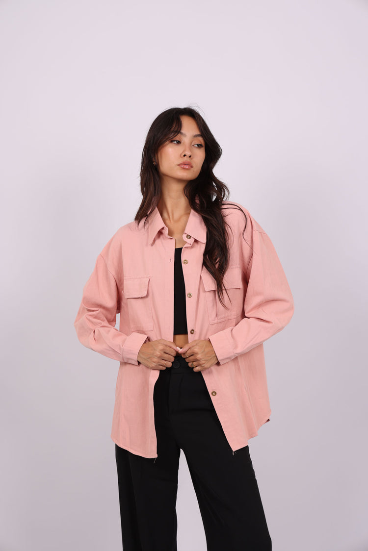 BUTTON-DOWN OVERSHIRT