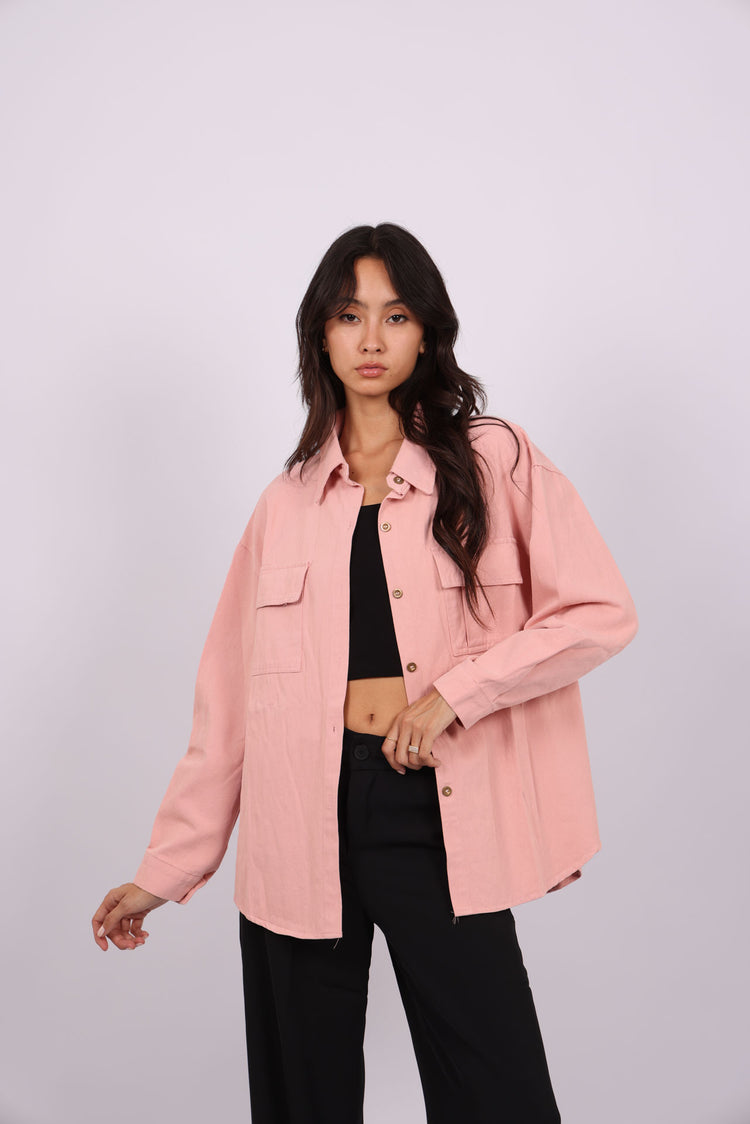 BUTTON-DOWN OVERSHIRT