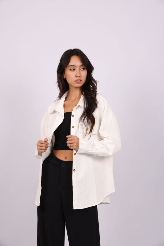 BUTTON-DOWN OVERSHIRT