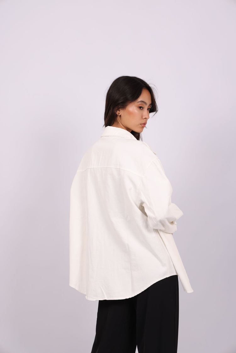 BUTTON-DOWN OVERSHIRT