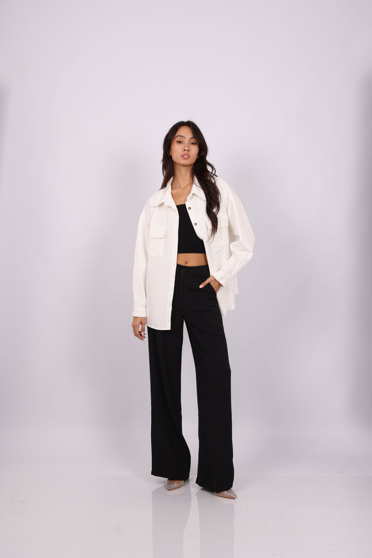 BUTTON-DOWN OVERSHIRT