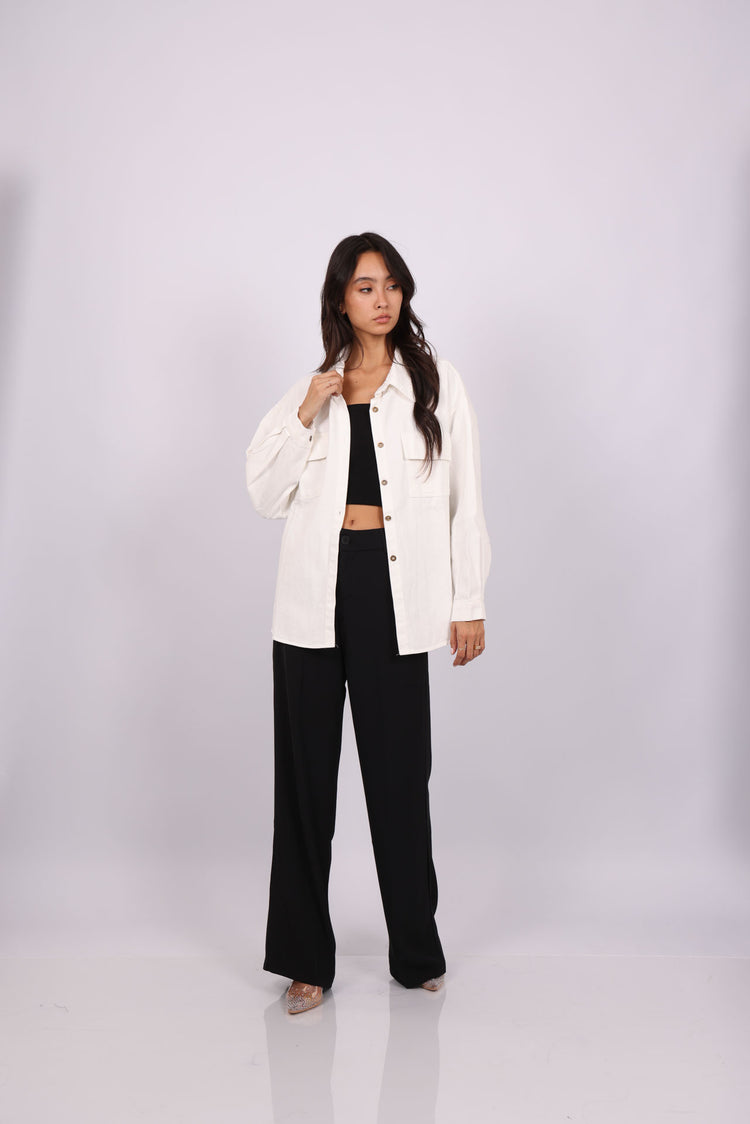 BUTTON-DOWN OVERSHIRT