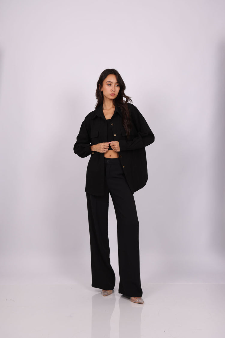 BUTTON-DOWN OVERSHIRT