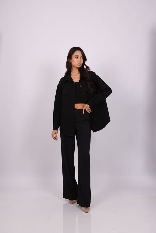 BUTTON-DOWN OVERSHIRT