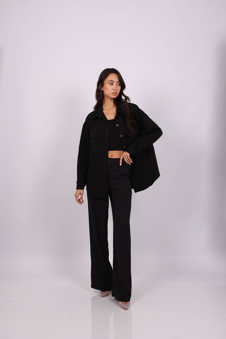 BUTTON-DOWN OVERSHIRT