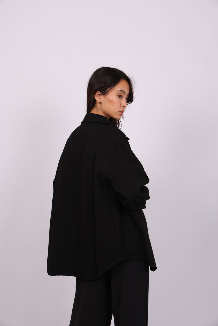 BUTTON-DOWN OVERSHIRT