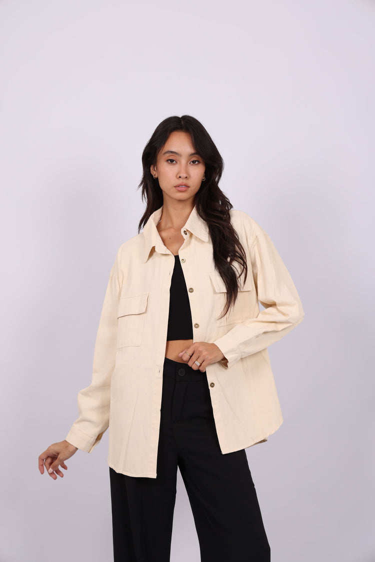 BUTTON-DOWN OVERSHIRT