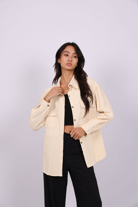 BUTTON-DOWN OVERSHIRT
